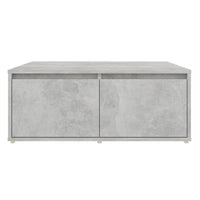 Tavolino da CaffÃ¨ Grigio Cemento 80x80x31 cm in Truciolato cod mxl 55499