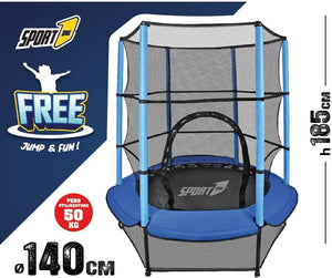 Tappeto Elastico Bambini Da Interno 3 Anni Da Giardino 5 Anni 180 cm fino a 400 diametro cm 2 Anni, Piccolo, Grande, Int