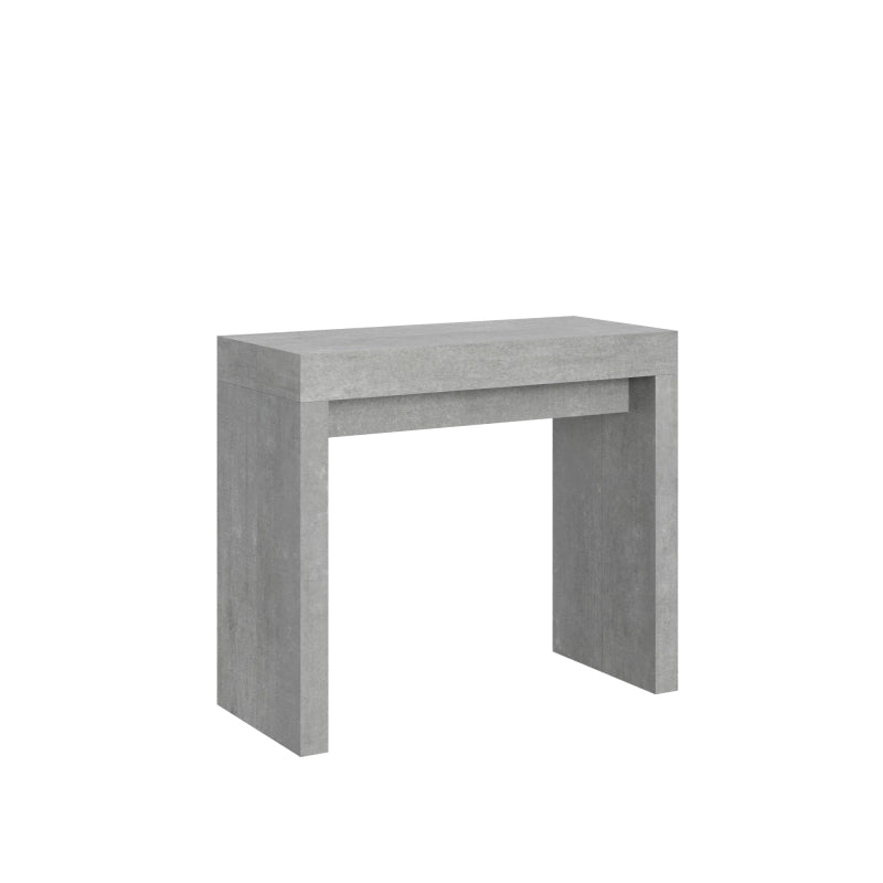 Consolle allungabile 90x40/196 cm Roxell Small - Cemento