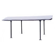Telo protettivo per carport in alluminio 485x300 cm – PVC impermeabile 280 g/m² – grigio antracite – CARB3048 Foresta