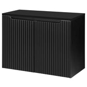 Mobile Sottolavabo NEWPORT da Parete con 2 Ante e Ripiano 80x60x40 cm - Nero [en.casa]