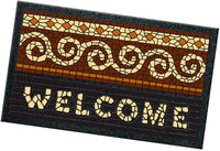 Zerbino Gomma Morbida Tappeto Ingresso Asciugapassi Antiscivolo 40x70 cm Dis.V