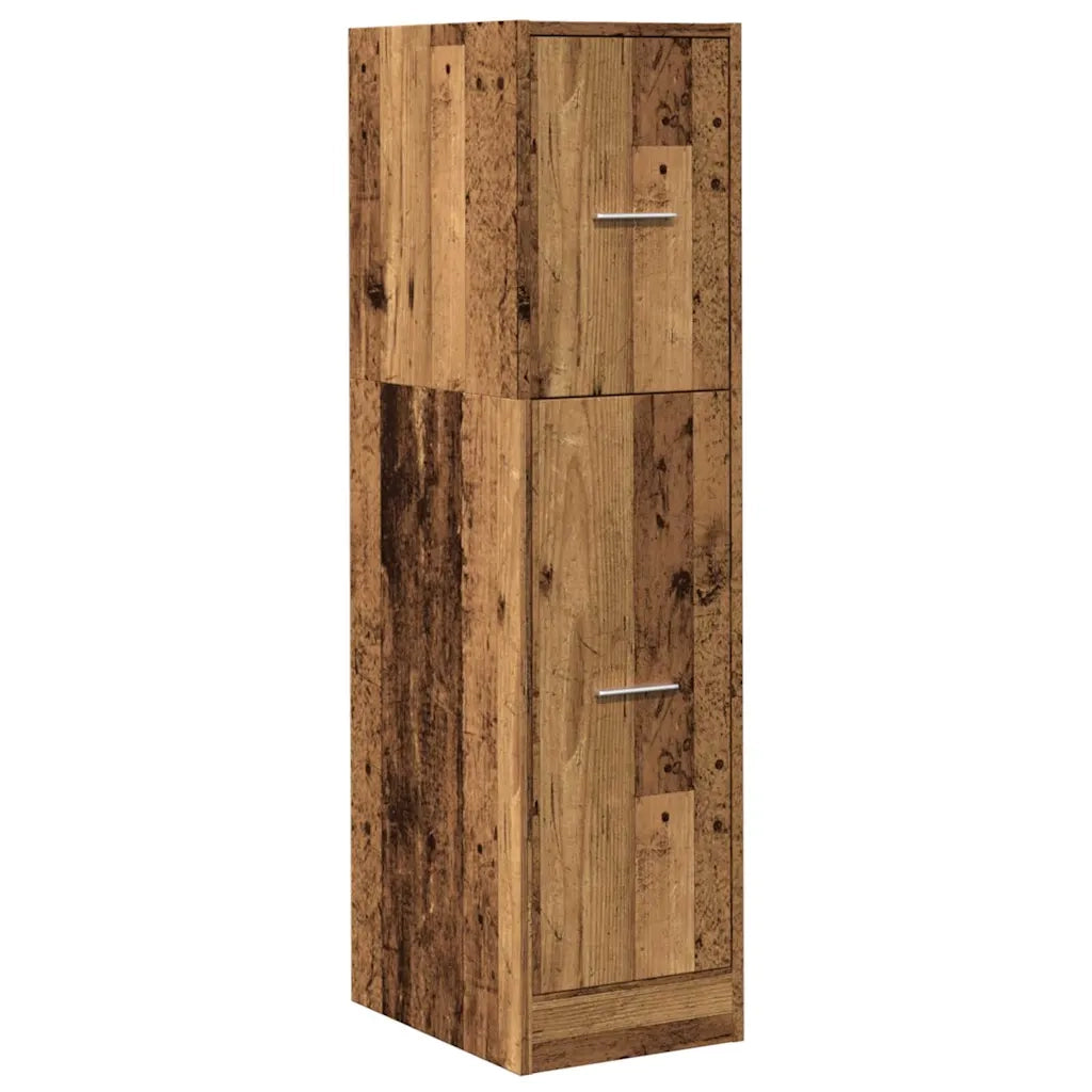 vidaXL Armadietto da Farmacia Legno Vecchio 30x41x118 cm in Truciolato