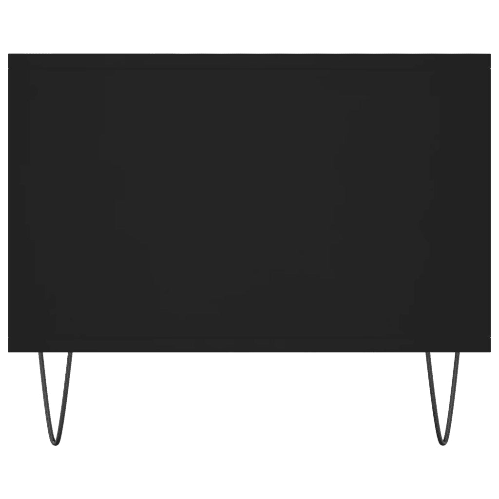 Tavolino da Salotto Nero 102x50x40 cm in Legno Multistrato 829293
