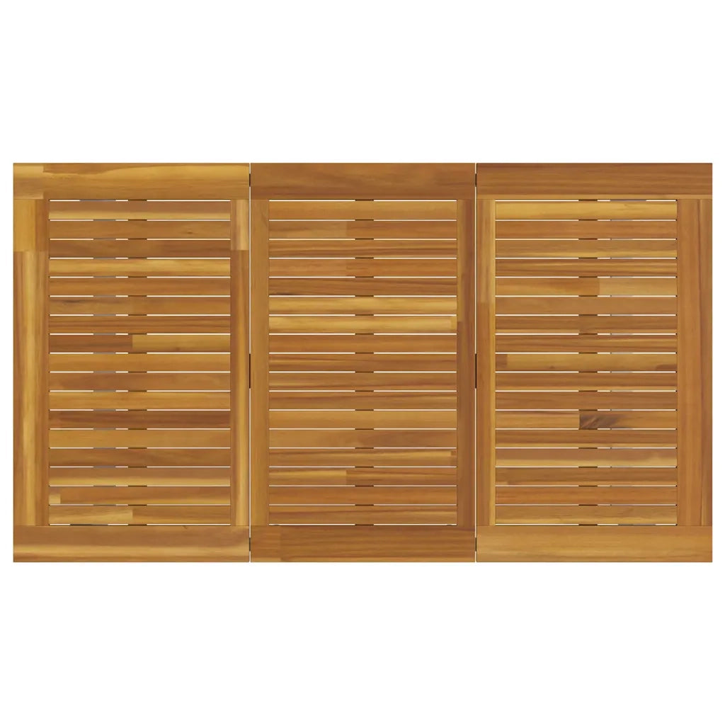 Tavolo da Giardino Grigio 140 x 80 x 75 cm 4010594