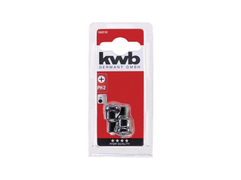 Inserto a croce KWB 2 pz bit con arresto di profondità per cartongesso