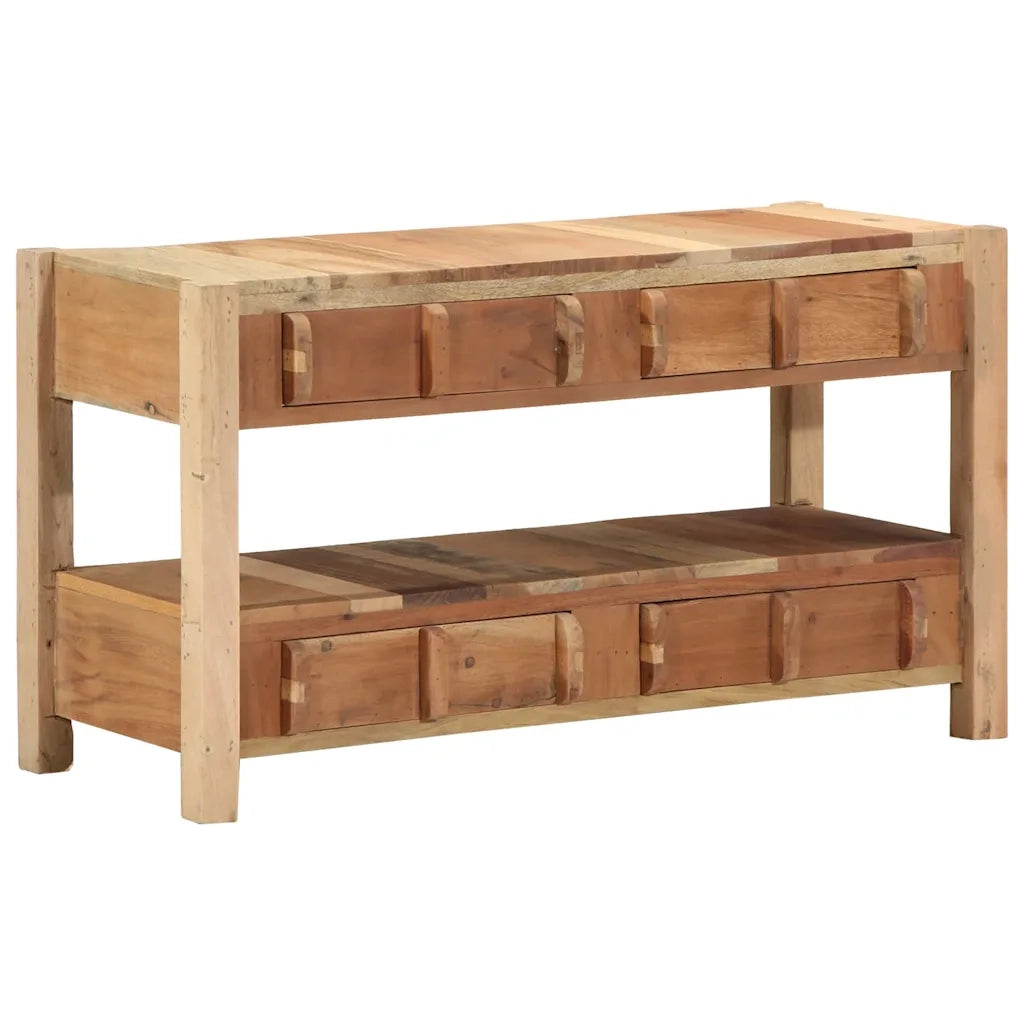 Mobile TV Marrone 83 x 33 x 46 cm Legno Recuperato Massello 4019626
