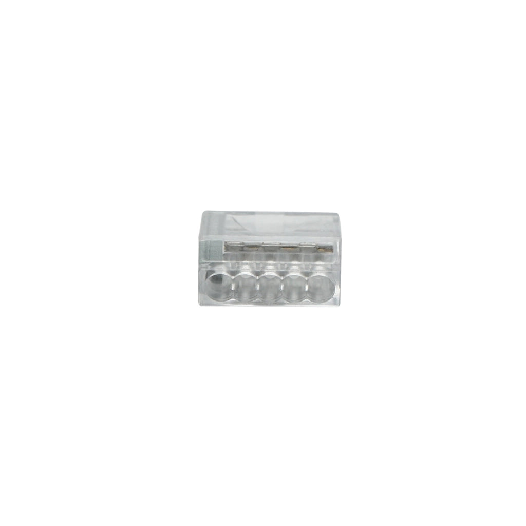 Connettore rapido per conduttore rigido 24A 450V, 5 poli 0,75-2,5mm Leader