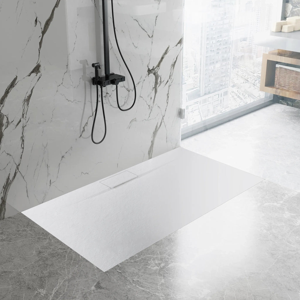 Piatto Doccia Bazalt Long White 90x120
