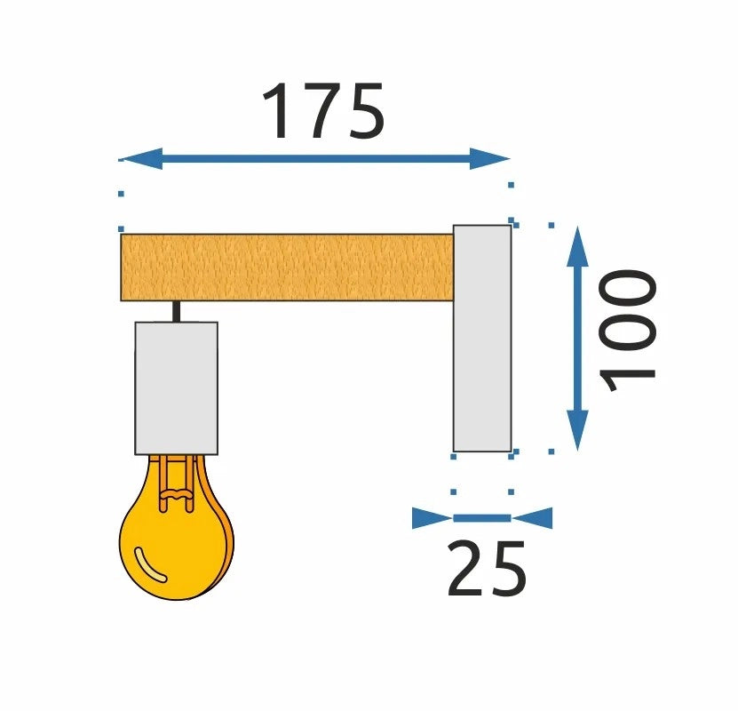 Lampada APP972-1W Line
