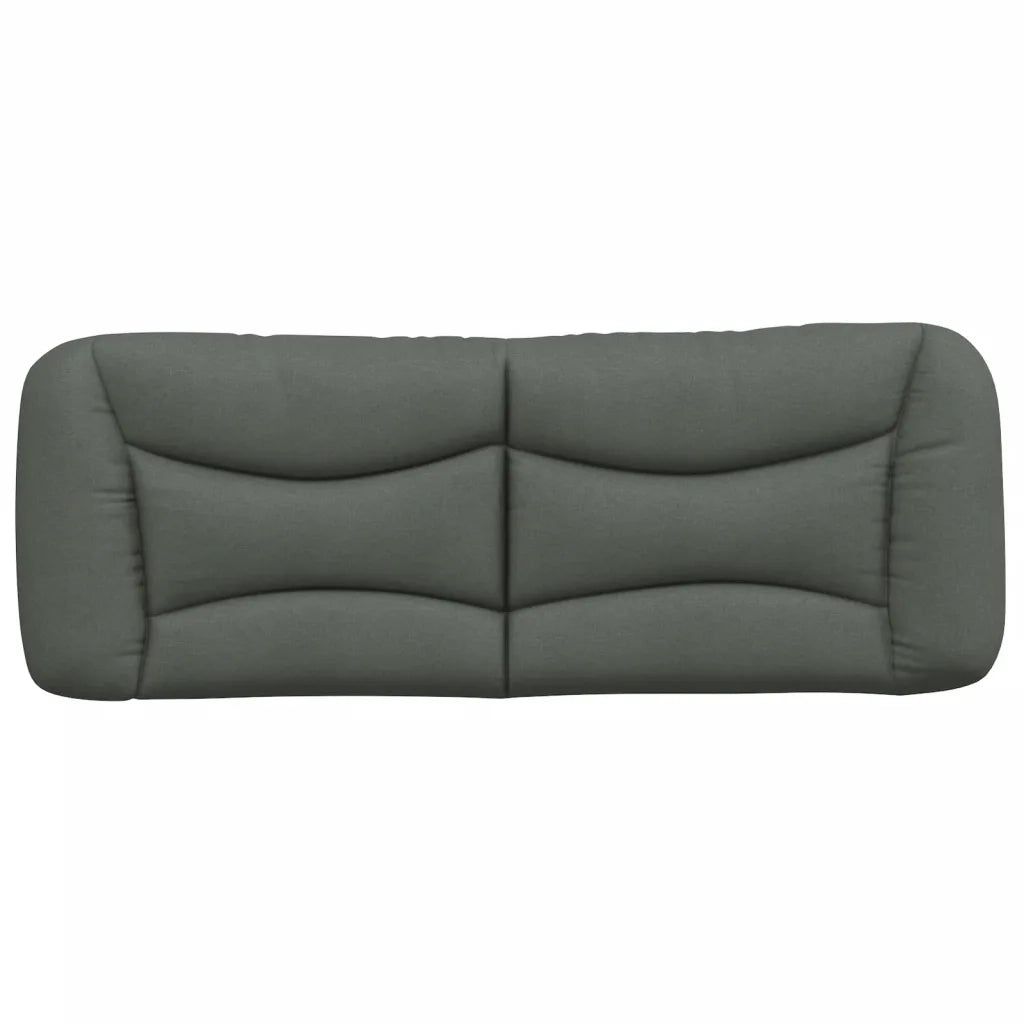 Cuscino Testiera Hvar Grigio Scuro 140 cm in Tessuto CFW6092655