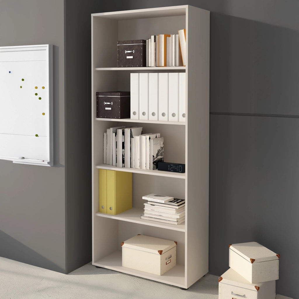 Biblioteca Brugnera, Libreria 4 Ripiani, 79x34x188h cm Beige