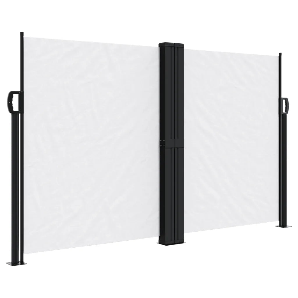 Tenda da Sole Laterale Retrattile-Tenda parasole per balcone per giardino Bianco 140x600 cm 528969