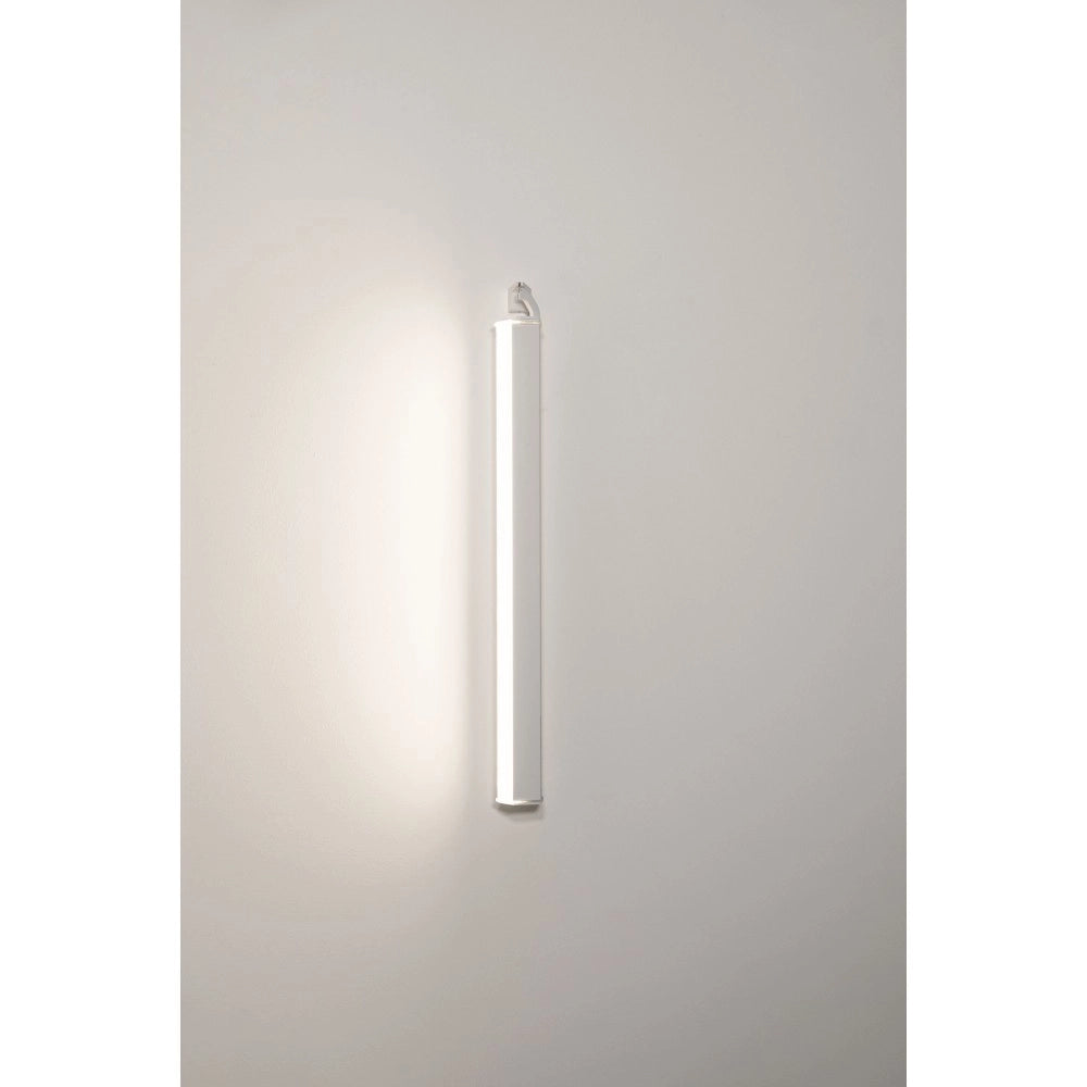 Pencil supporto parete verticale Zafferano - Accessorio applique con rotazione 360 gradi Bianco