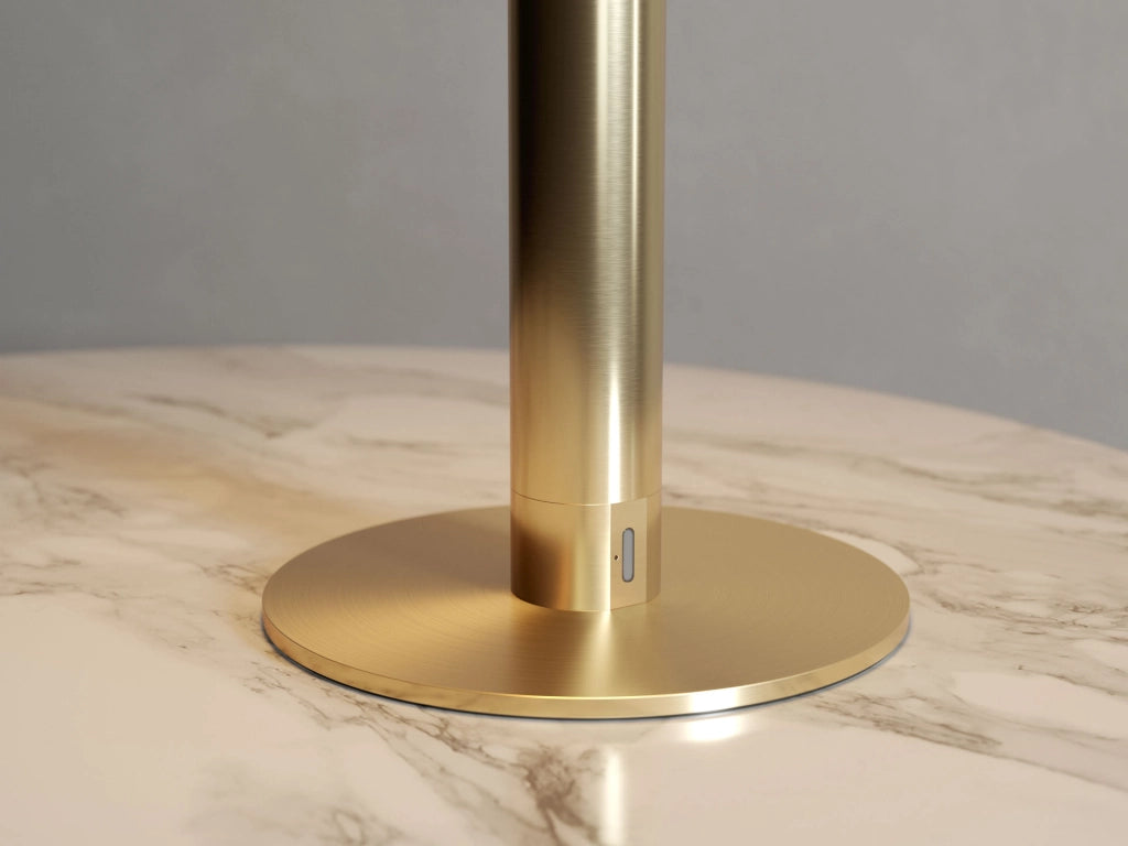 Lampada da Tavolo Portatile Bimba LED 2W IP65 Dimmerabile CCT 2000K/3100K/5000K Oro Spazzolato - Beneito & Faure per Interni ed Esterni