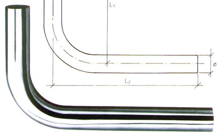canotto per scarico sottolavabo curvo 90¦ ï mm. 30 mm. 150x250 cod:ferx.vit20490