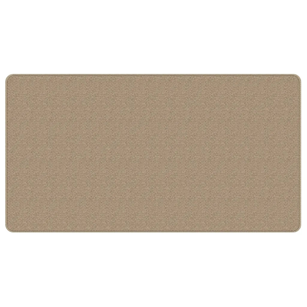 Tappeto Corsia Aspetto Sisal Sabbia 80x150 cm 355789