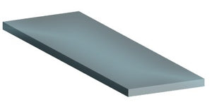 PROFILO ALL. PIATTO 20X2 MT.2 ARGENTO SATINATO confezione da PEZZI 5