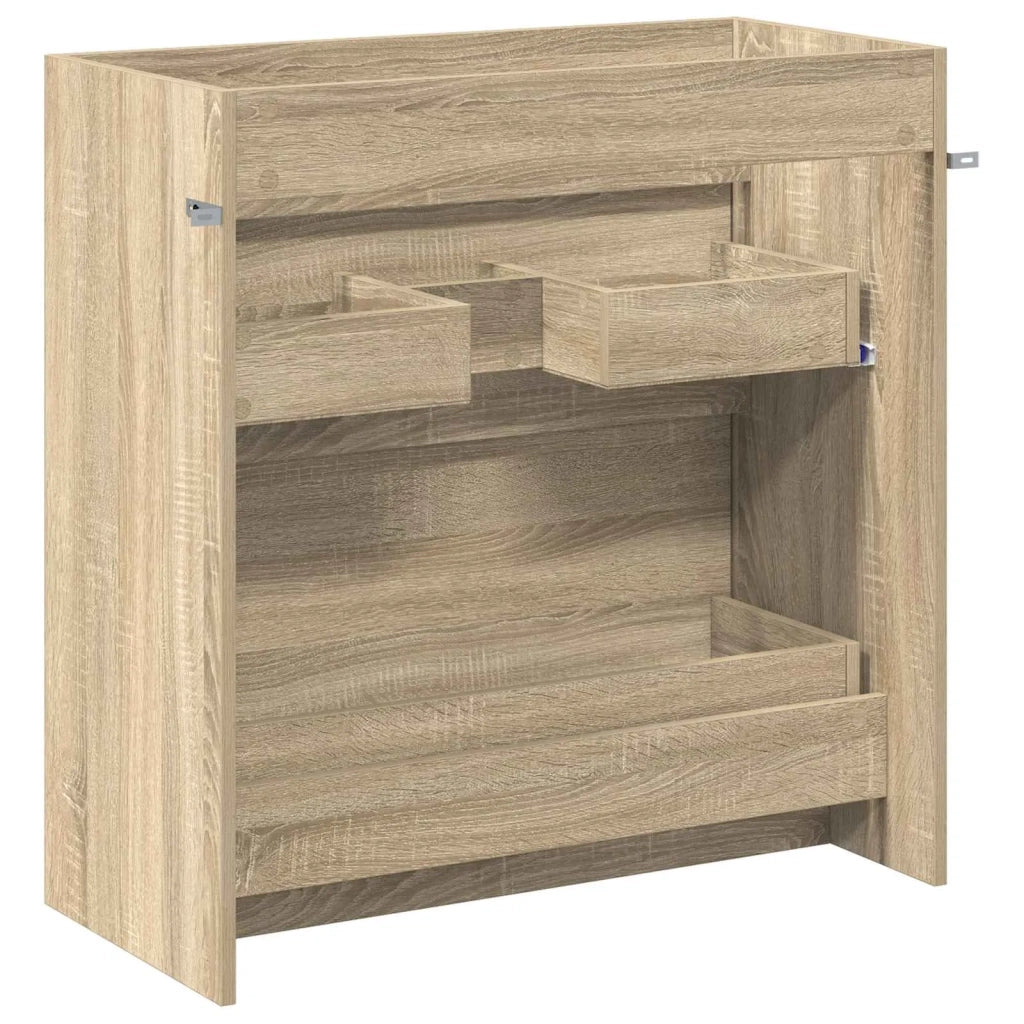 Mobiletto da Bagno Sotto Lavabo Rovere Sonoma 890738