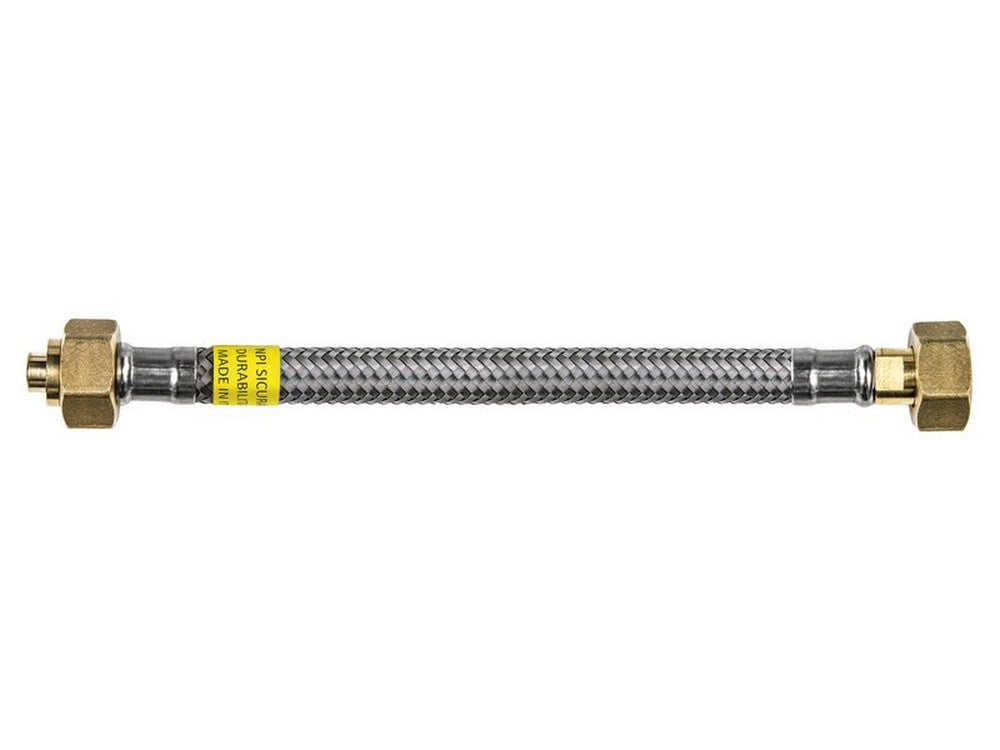 flessibile per gas gpl ng8 attacco 1/2f x 1/2f cm. 60 cod:ferx.vit43800