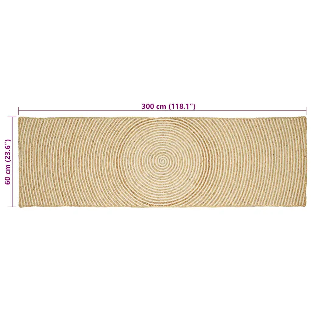 Tappeti per area Bianco 60 x 300 cm Juta 42010712