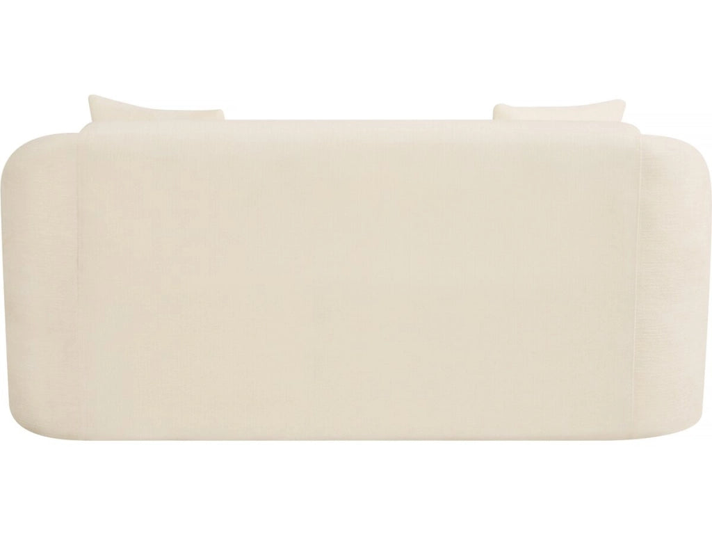 Divano fisso diritto in tessuto "Ondine" - 2 posti - Beige