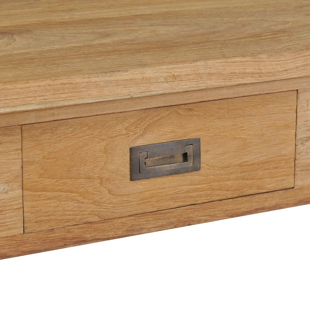 Tavolino da Salotto in Legno Massello di Teak 100x60x35 cm 244483