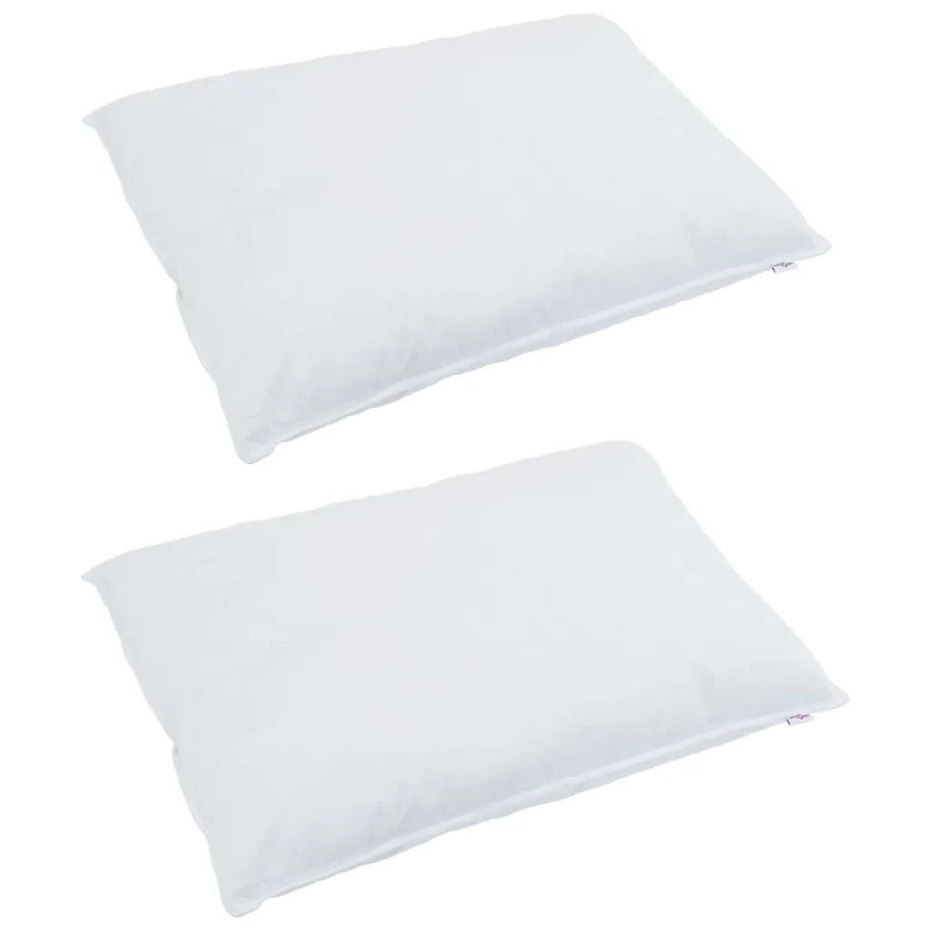 Cuscino con cuscino 2 pz Bianco 40 x 60 cm Piuma CFW5586930