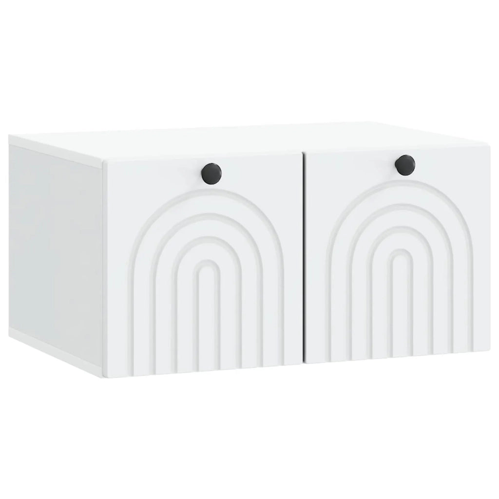 Mobile Porta TV da Muro Bianco 59,5 x 41 x 30 cm 898165