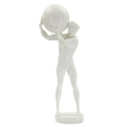Scultura VKH370, Bianco, Poliresina, 18x12,5x50 cm