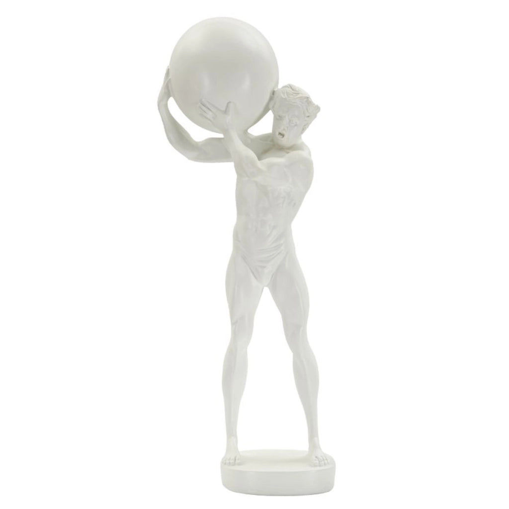 Scultura VKH370, Bianco, Poliresina, 18x12,5x50 cm