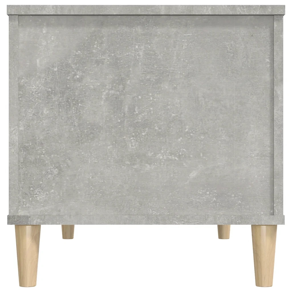 Tavolino Salotto Grigio Cemento 90x44,5x45 cm Legno Multistrato cod mxl 26953