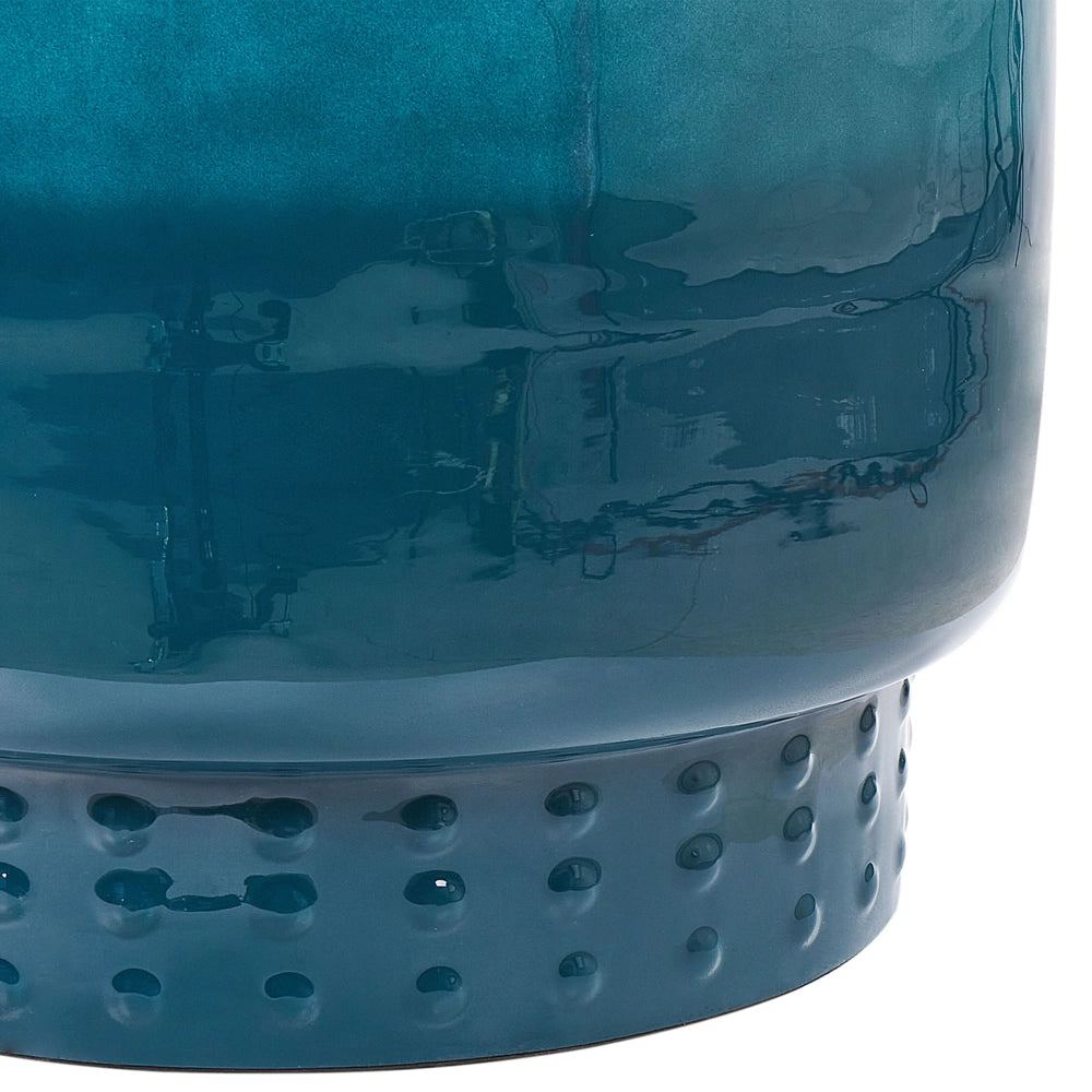 Tavolino basso in metallo blu soggiorno moderno design originale