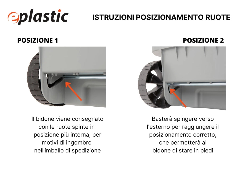 Bidone per Rifiuti 80 l Colore Giallo