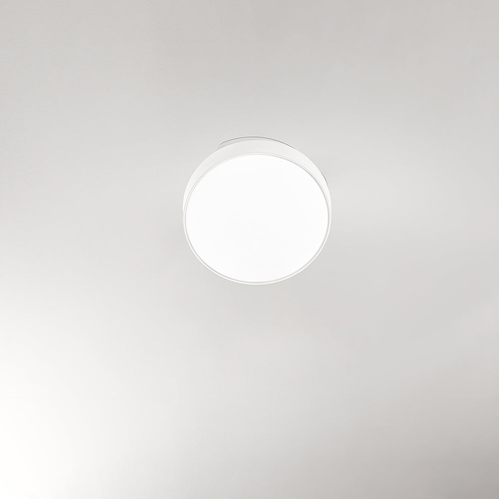 Ventilatore Moderno Open+ Metallo Bianco Acrilico Trasparente Led 36W Cct