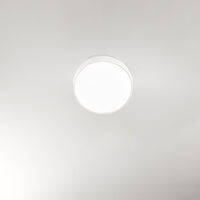 Ventilatore Moderno Open+ Metallo Bianco Acrilico Trasparente Led 36W Cct