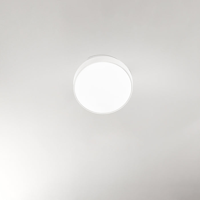 Ventilatore Moderno Open+ Metallo Bianco Acrilico Trasparente Led 36W Cct