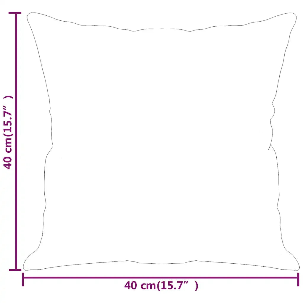 Cuscini Decorativi 2 pz Rosso Vino 40x40 cm in Velluto CFW1944732