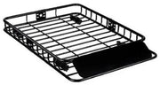 Raccordo autoportante universale - Nero - Alluminio - 163x99x15.2 cm - Raccordo bagagli - Capacità di carico 90.7 KG - Raccordo per tetto con mandrino di carico