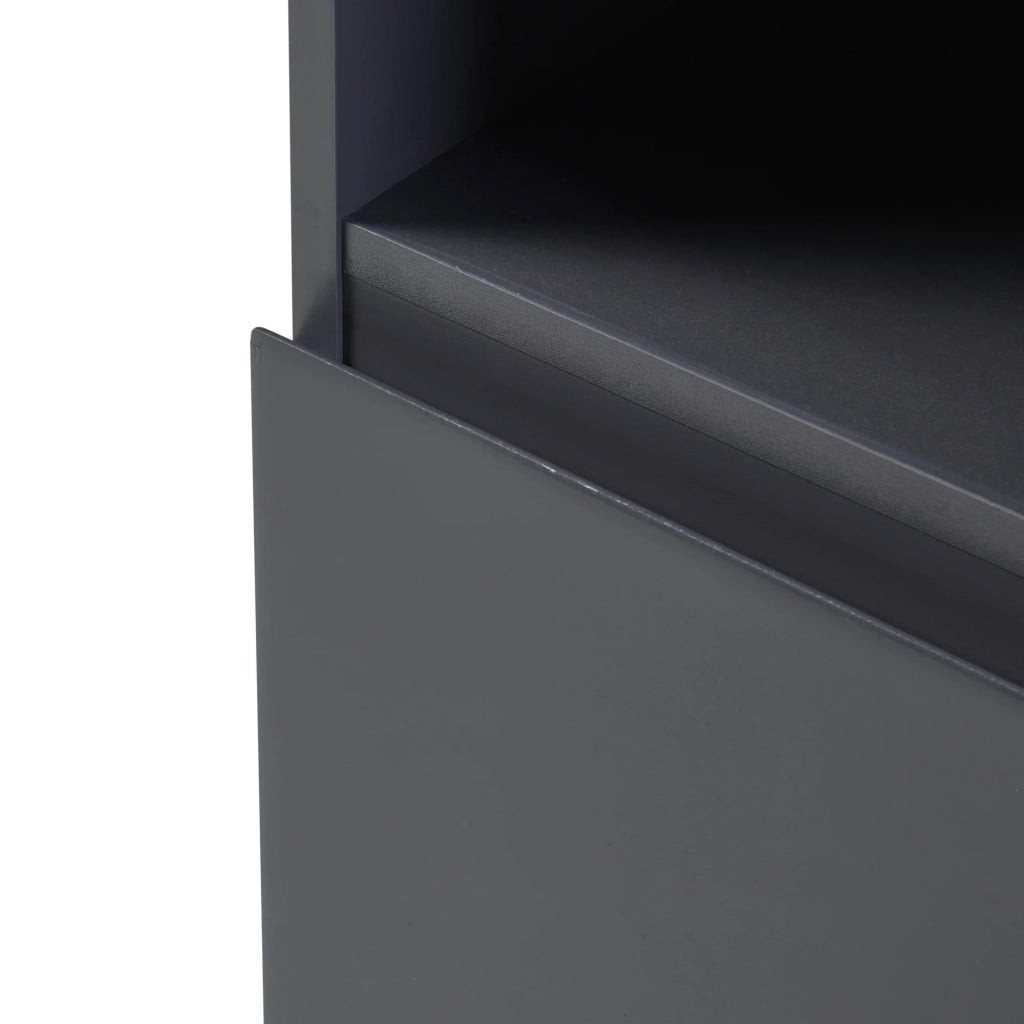 Mobile colonna bagno 160 x 30 x 30 cm grigio 03_0009953