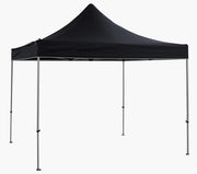 Gazebo NERO 3 x 3 Alluminio 45 mm - Senza pareti laterali