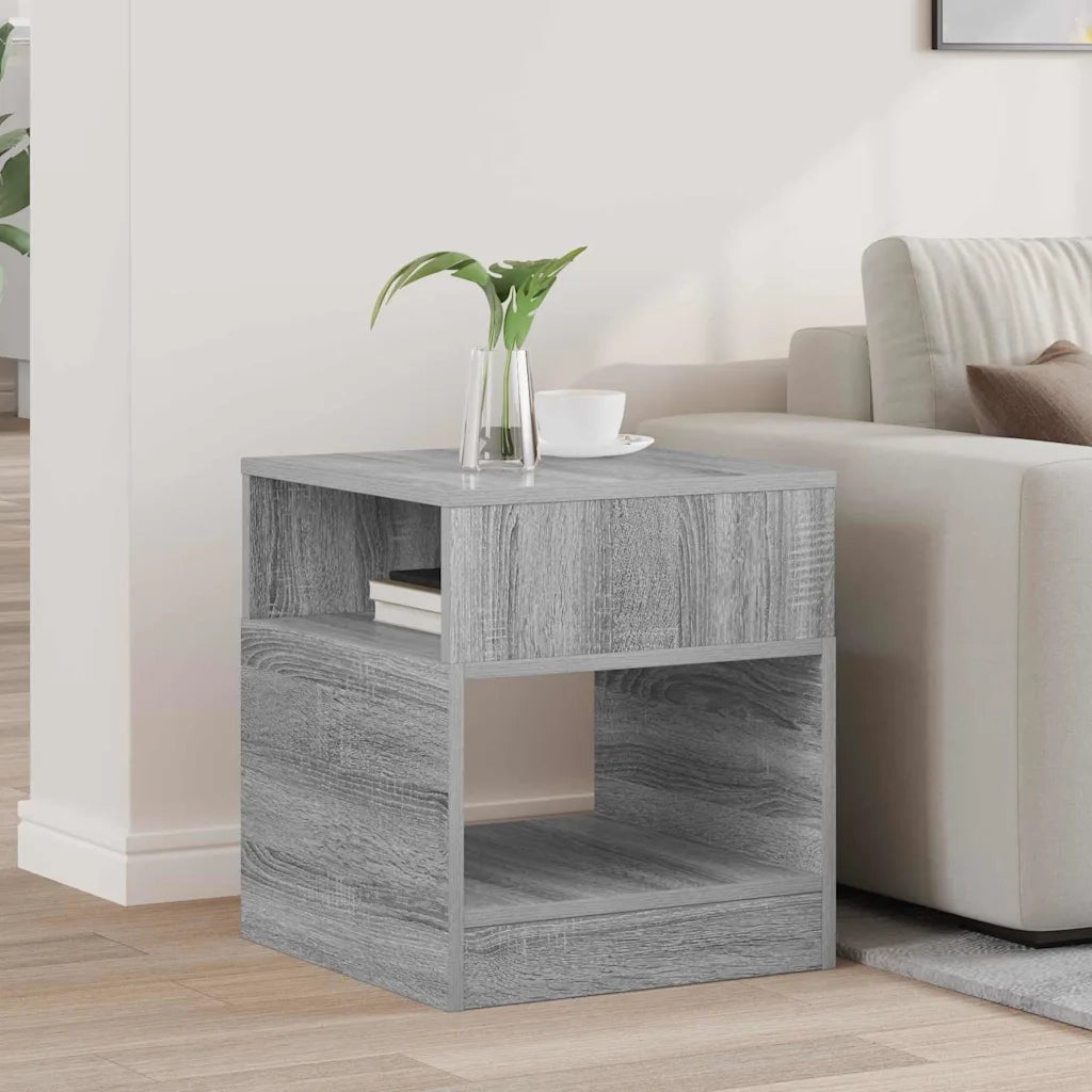 Tavolino Grigio Sonoma 40,5 x 40 x 45 cm Legno multistrato