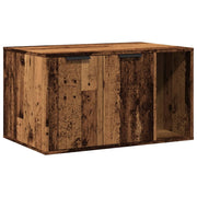 Mobiletto per lettiera per gatti legno vecchio legno marrone ingegnerizzato 02_0043344
