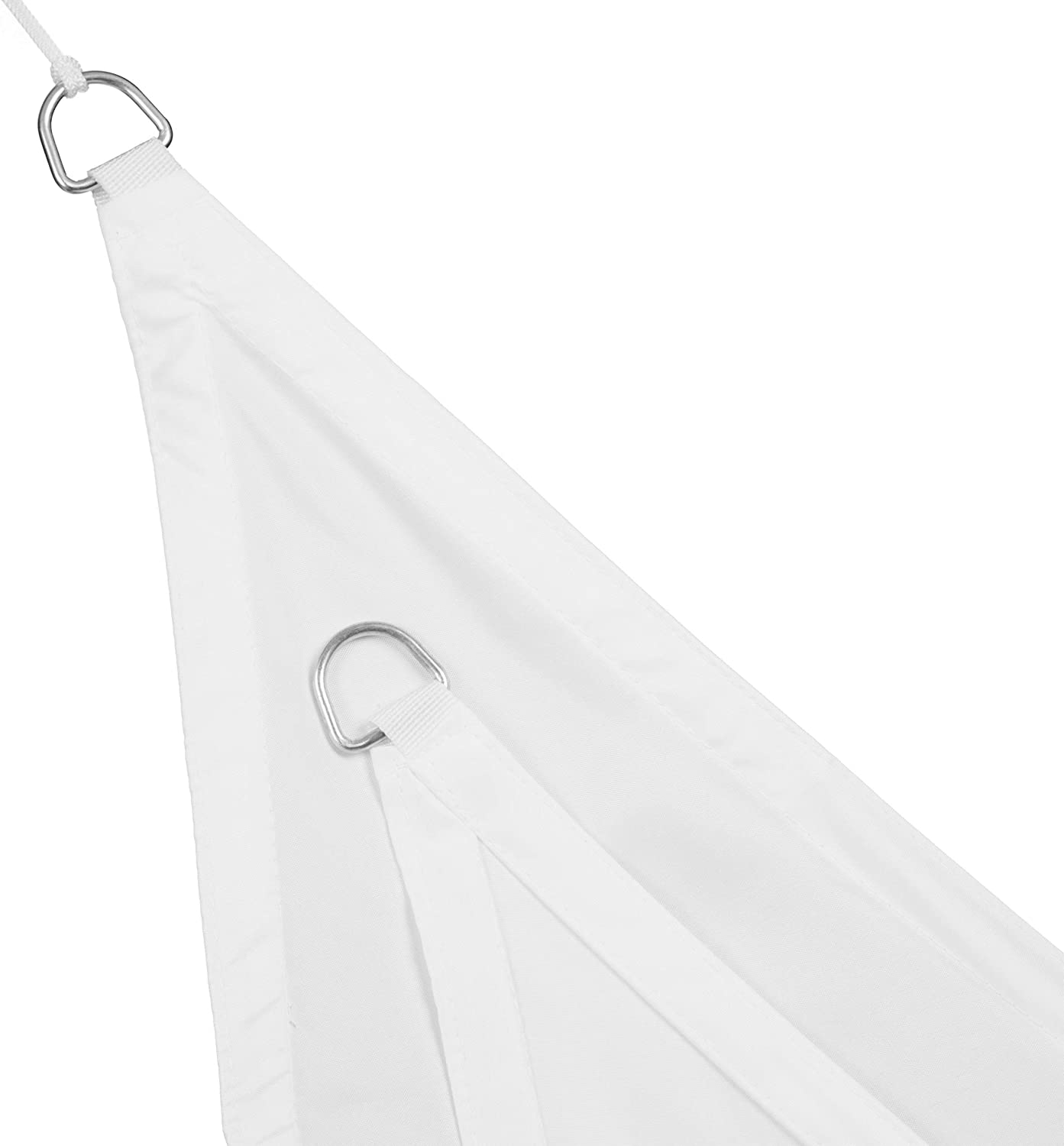 Vela ombreggiante triangolare 3 x 3 x 3 m bianca 13_0002938