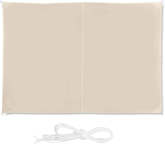 Vela ombreggiante rettangolare 2 x 3 m beige 13_0002930