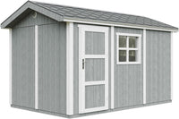 Casetta da giardino di qualit? premium 8,68 m² - H252x250x412 cm - Timbela M914-CAVERN STEEL