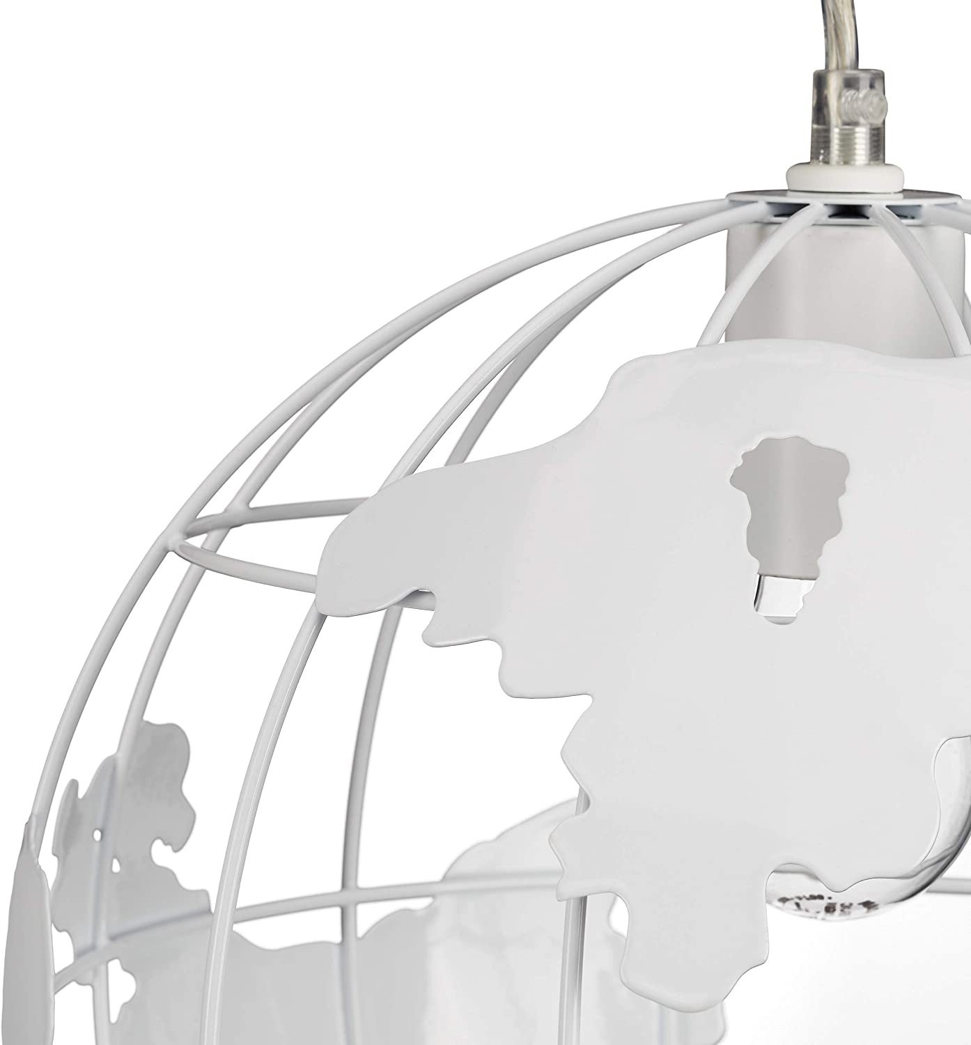 Lampada da parete lampada da terra decorazione di design con paralume a sospensione globo bianco sferico 13_0001352_2