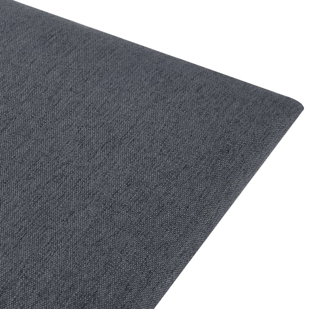 Set di 2 cuscini da parete in tessuto 90 x 30 cm grigio scuro 03_0010580
