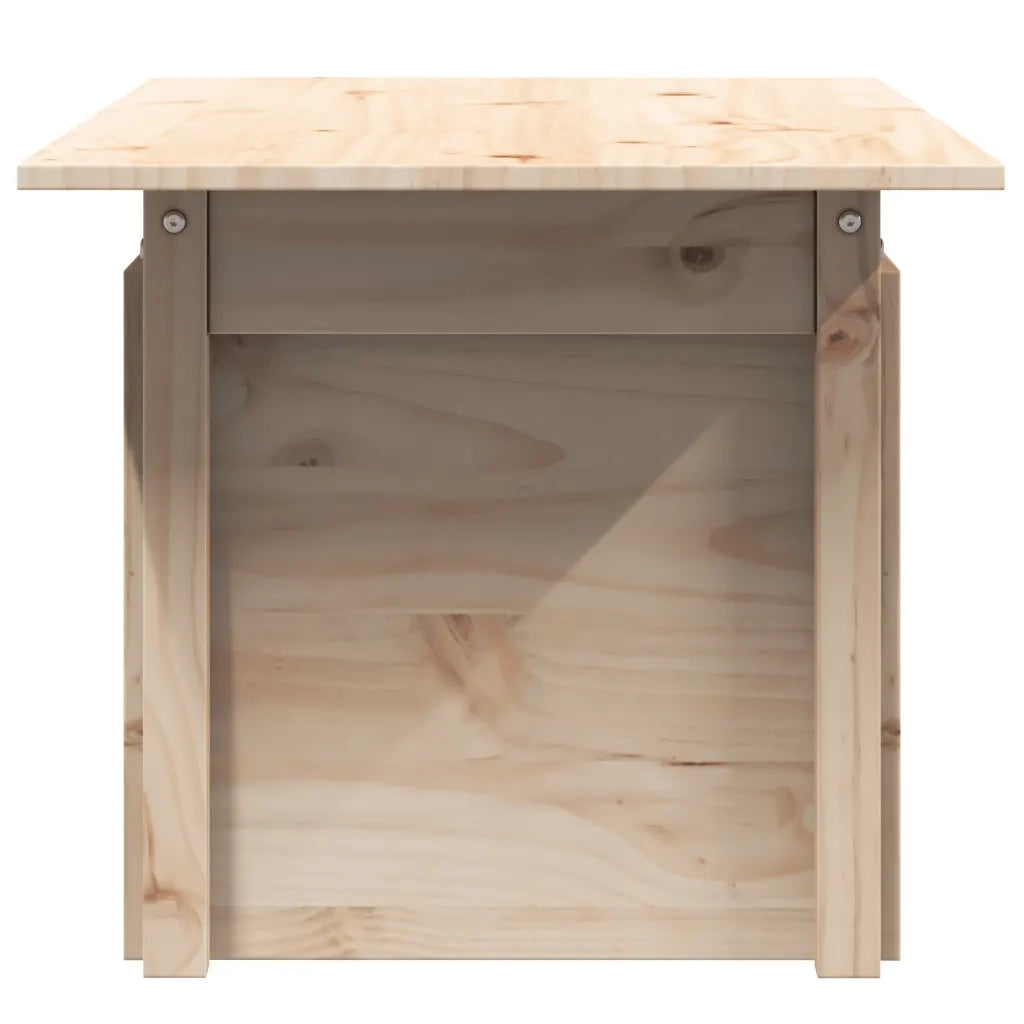 Tavolino da Giardino-Tavolo da Esterno 100x50x75 cm in Legno Massello di Pino