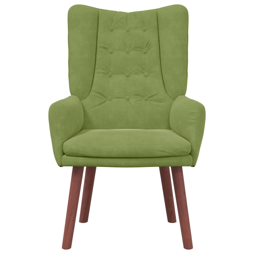 poltrona Verde chiaro 63 x 67 x 94 cm Velluto 42001817